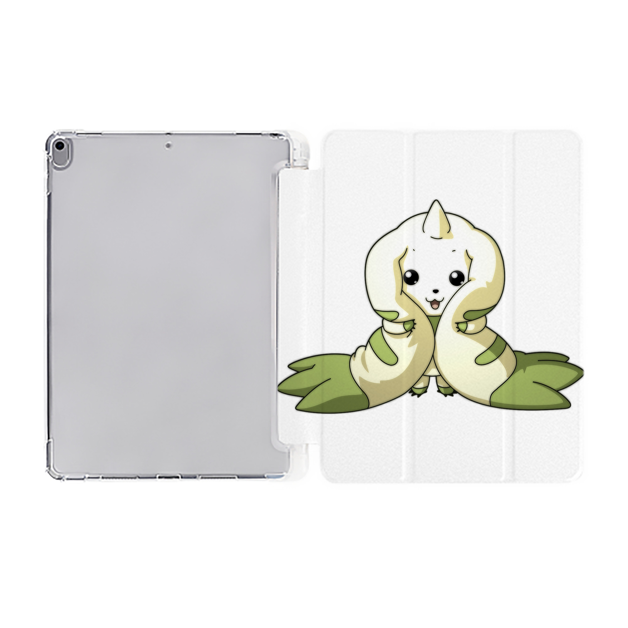 （画像用） Digimon デジタルモンスター/デジモン IPad ケース ペン収納付き 三つ折りスタンド PUレザー×シリコン 対応機種9.5/10.5/10.9インチ